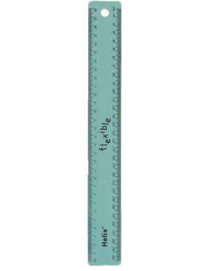 Helix Flexible Tinted Ruler 30cm - Green